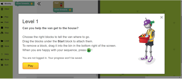 Alternatives to Scratch – Rapid Router – Diary of a Geeky Teacher