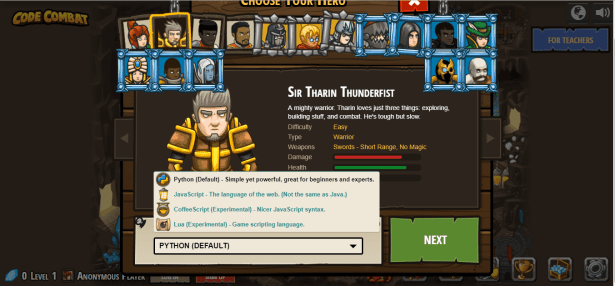 Select Programming Language